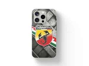 Fiat Abarth Étui Smartphone Style Minimaliste Épuré